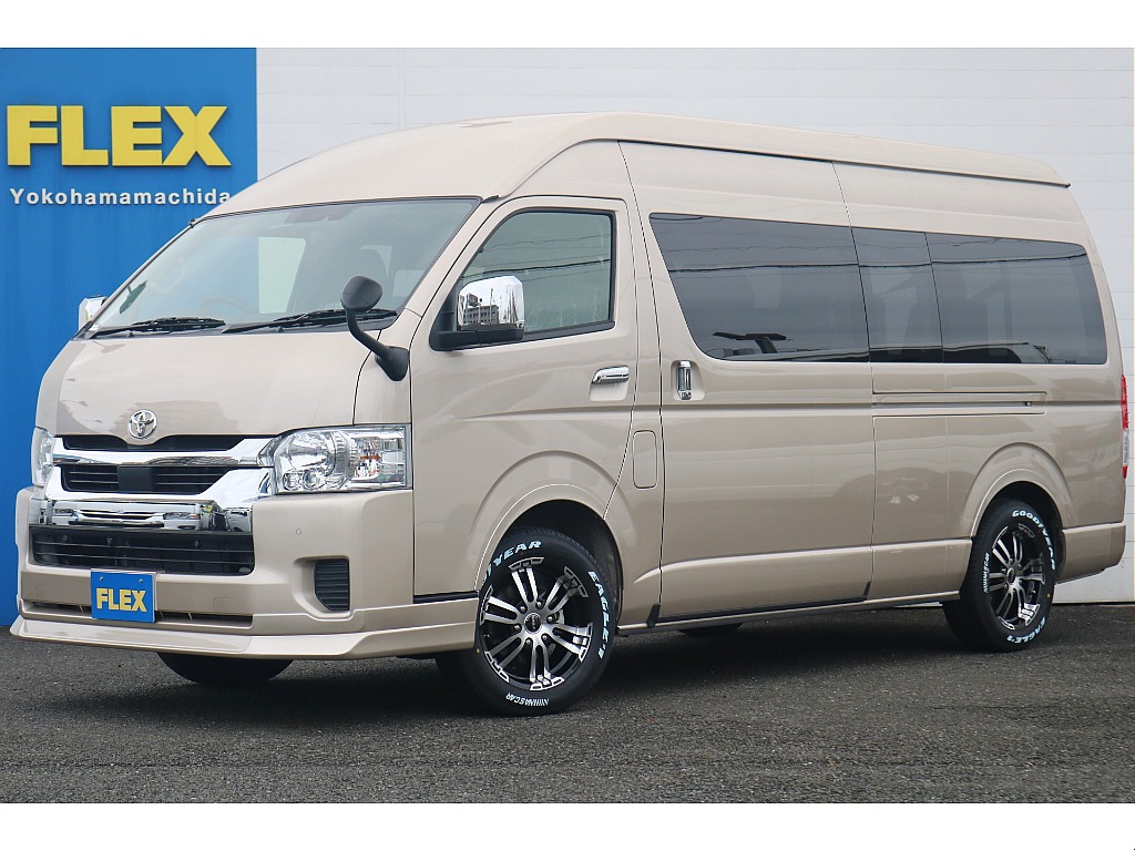トヨタ&nbsp;ハイエース&nbsp;ワゴン2.7グランドキャビン 4WD&nbsp;ライトカスタム 17インチアルミ&nbsp;神奈川県