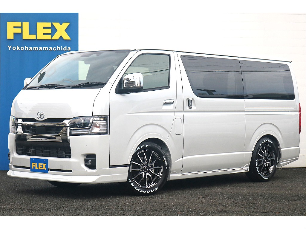 トヨタ&nbsp;ハイエースバン&nbsp;5D2.8DTスーパーGLダークプライムⅡロング&nbsp;フルエアロ ベッドキット&nbsp;神奈川県