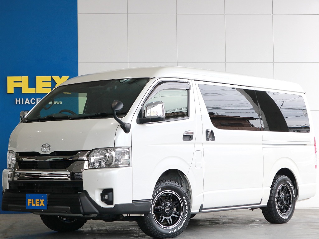 【厳選仕入中古車】ハイエース　ワイド　ガソリン　4WD　ホワイトパール 高年式・低走行でオススメの中古車入庫致しました☆☆