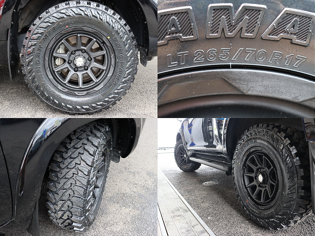 新品MUD VANCE 06　アルミホイールに新品YOKOHAMA　GEOLANDER　MTタイヤ！
