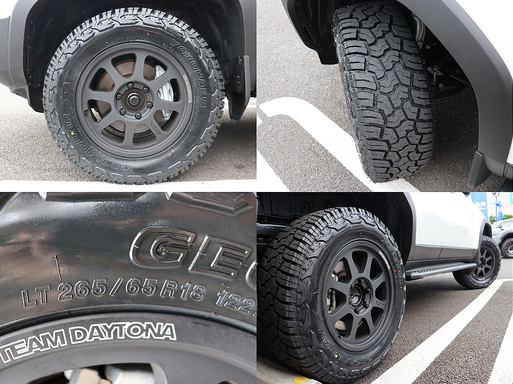 YOKOHAMAジオランダーX-ATタイヤ・RAYS製D108 18インチホイール装備済み！いずれも新品です！