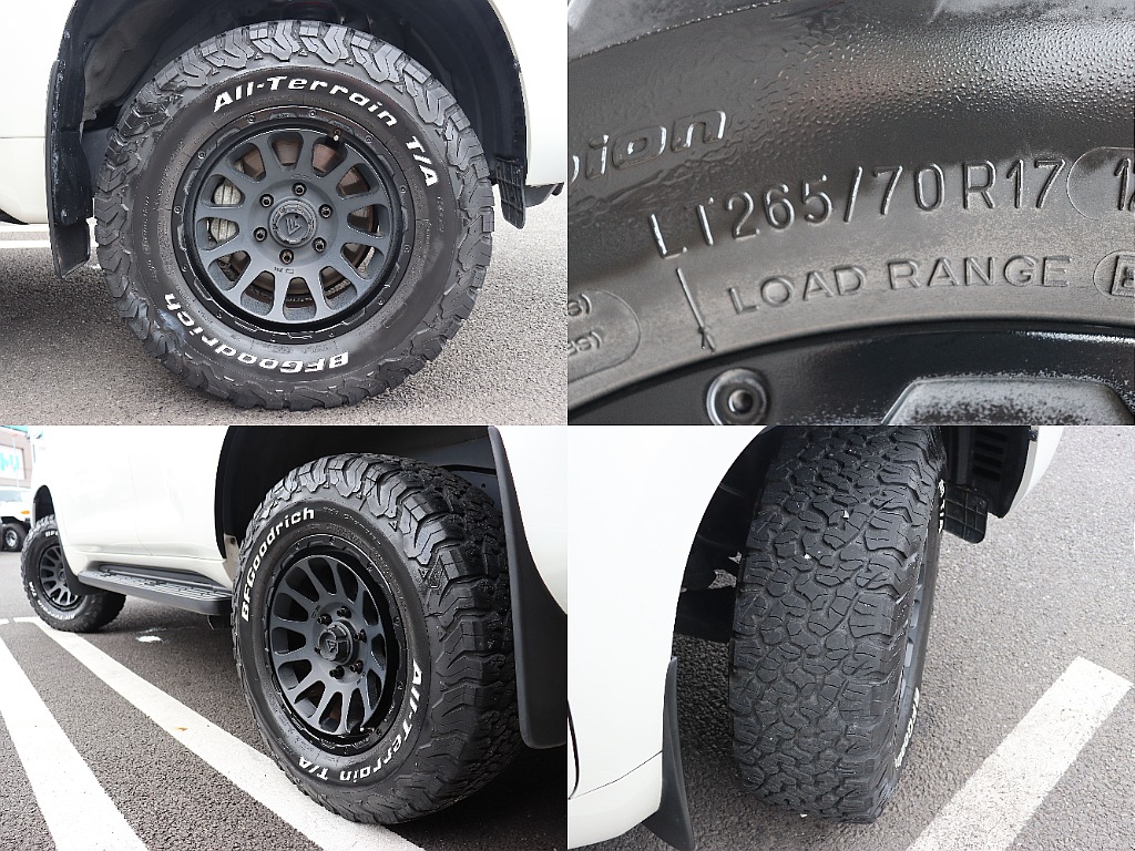 BFG製ATタイヤ・デルタフォース17インチアルミホイール装備済み！