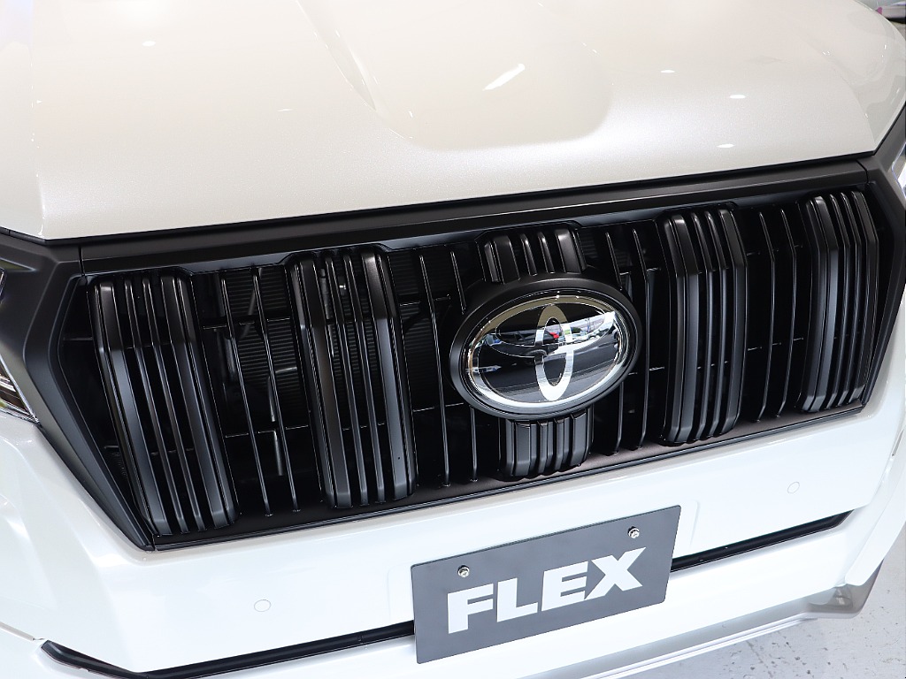 フロントグリルマッドブラック！