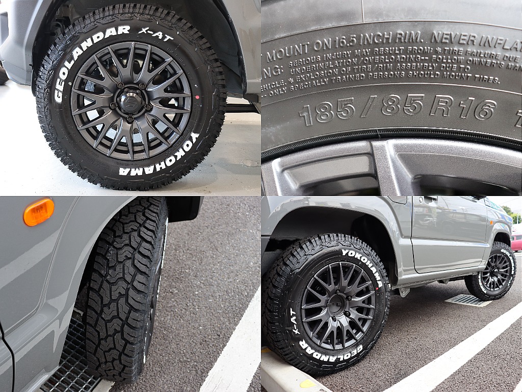 新品ジオランダーX-ATタイヤ・新品RMP029アルミホイール装備済み！