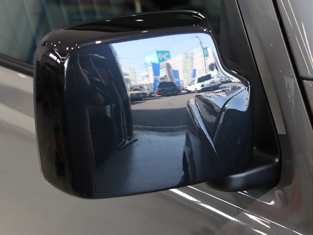 サイドミラー！