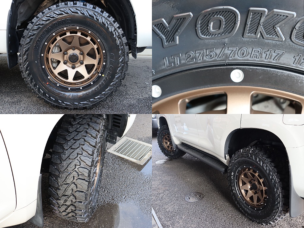 新品LEOWING　アルミホイールに新品YOKOHAMA　GEOLANDER　タイヤをインストール！