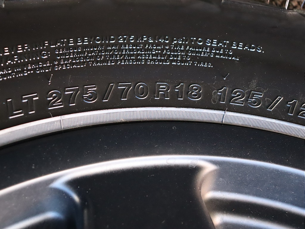 タイヤサイズ！