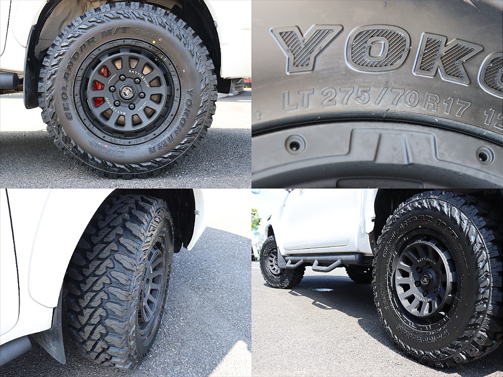 新品ロクサーニバトルシップアルミホイール＆新品ジオランダーMTタイヤのコンビネーション！