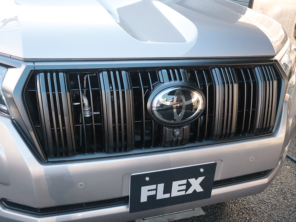 フロントグリルマッドブラック！