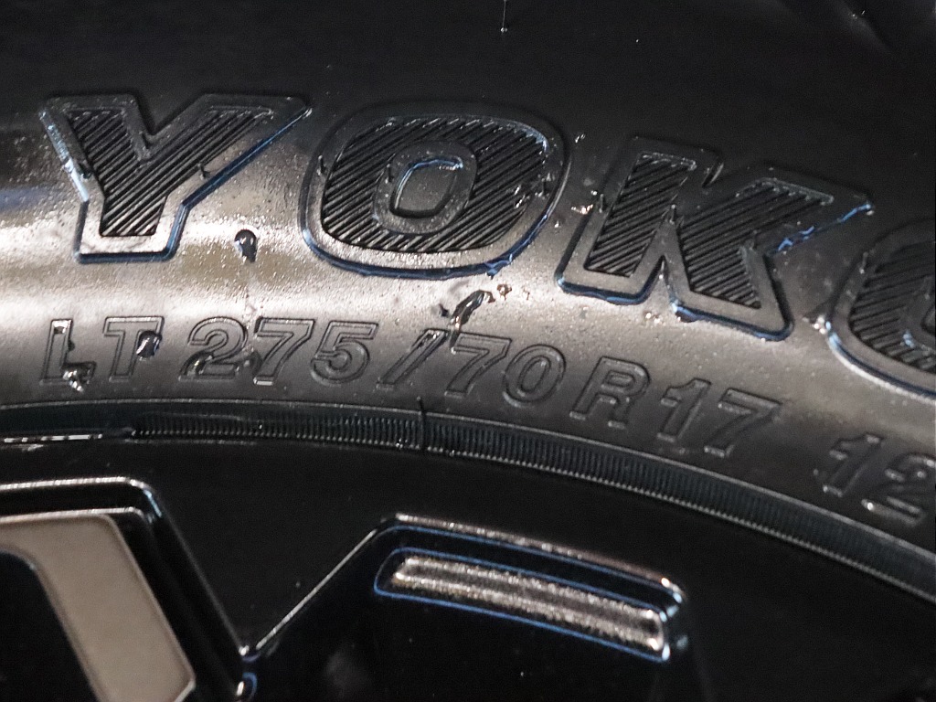 タイヤサイズ！