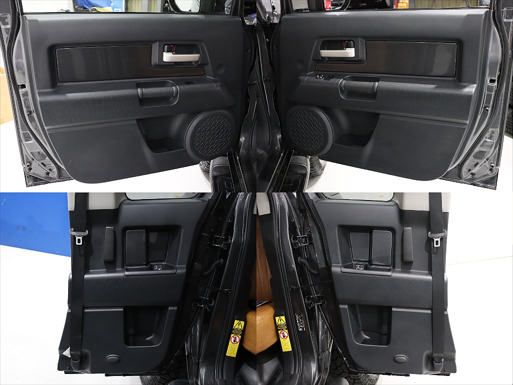 カラーパッケージのお車なので、ドア内張もボディ同色仕様！