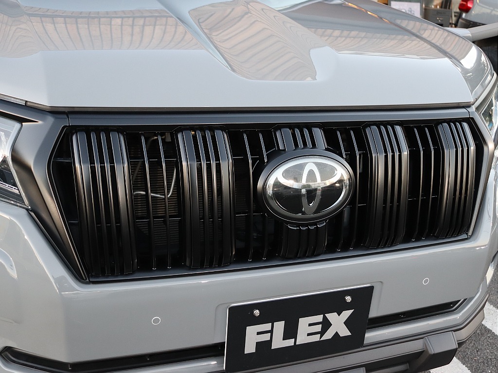 フロントグリルマッドブラック！