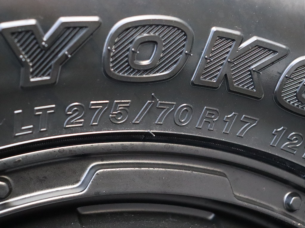 タイヤサイズ！