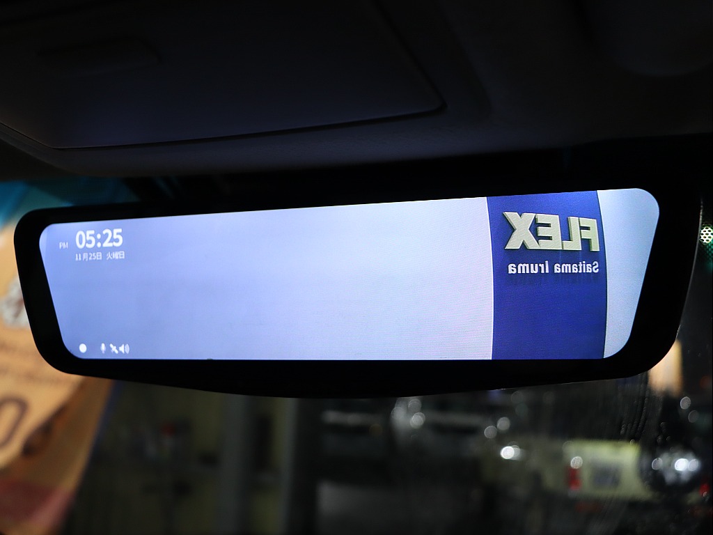 ALPINE製デジタルインナーミラードラレコ装備！