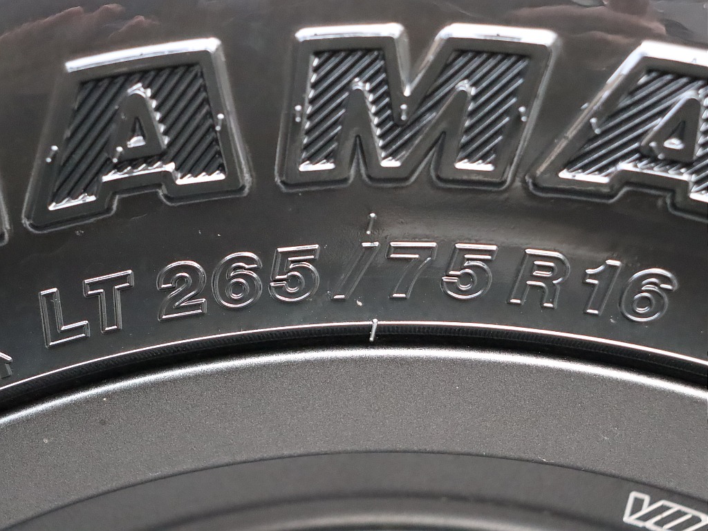 タイヤサイズはこちらです！