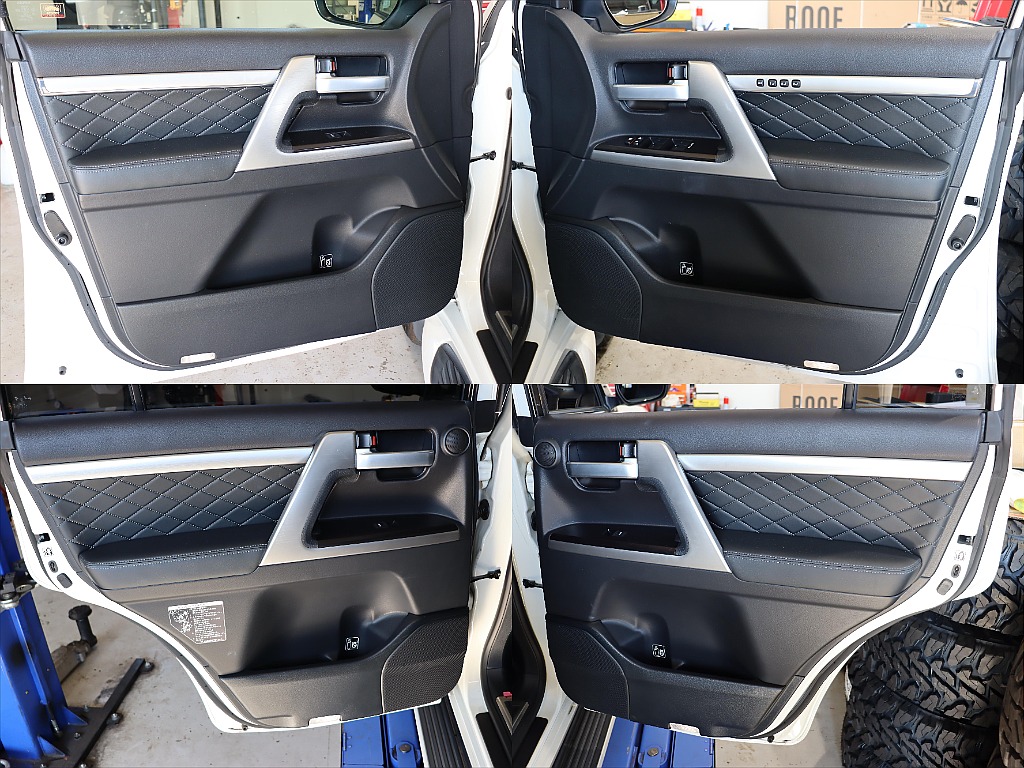 ドア内張り！シート同様キルティングで統一感があります！