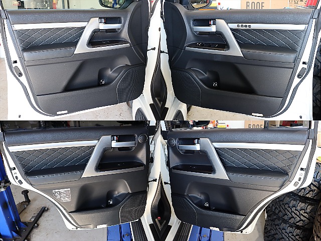 ドア内張り！シート同様キルティングで統一感があります！