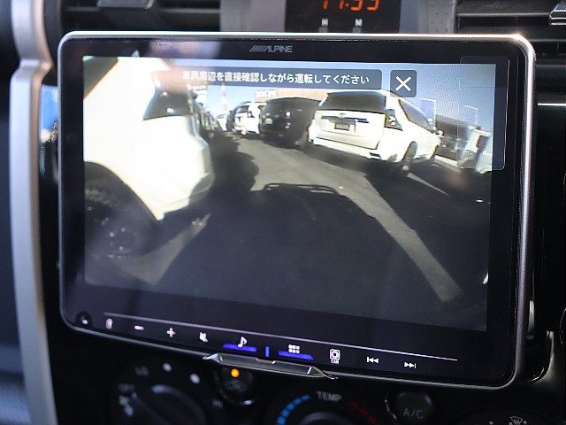 バックカメラ装備！