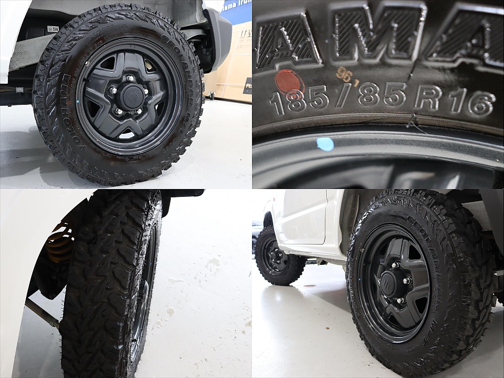 純正スチールホイールにYOKOHAMA　GEOLANDER　MTタイヤのコンビネーション！