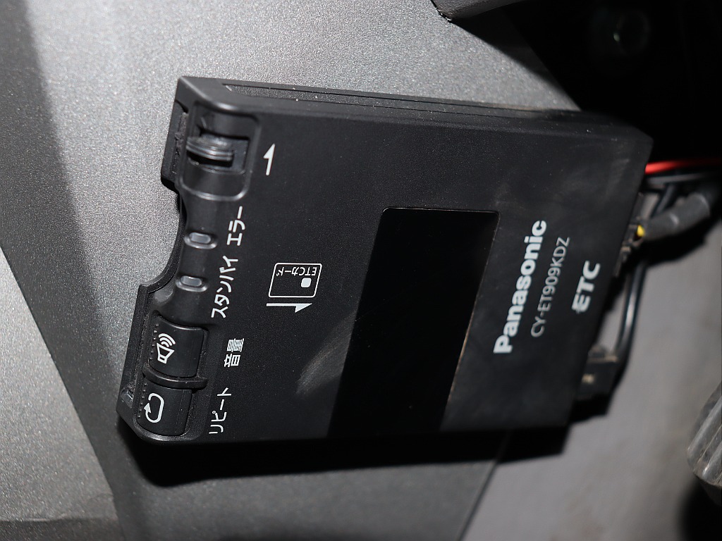 ETC車載器装備！