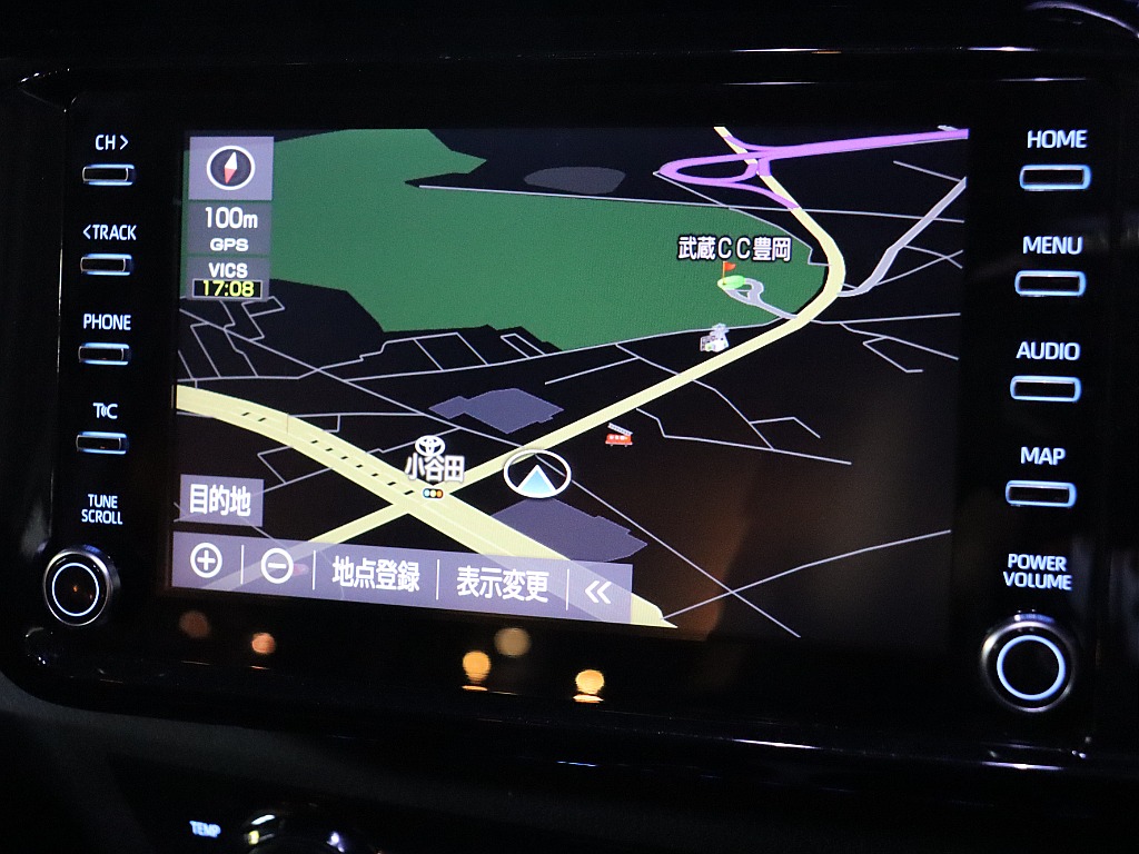 ナビ機能付いてます！