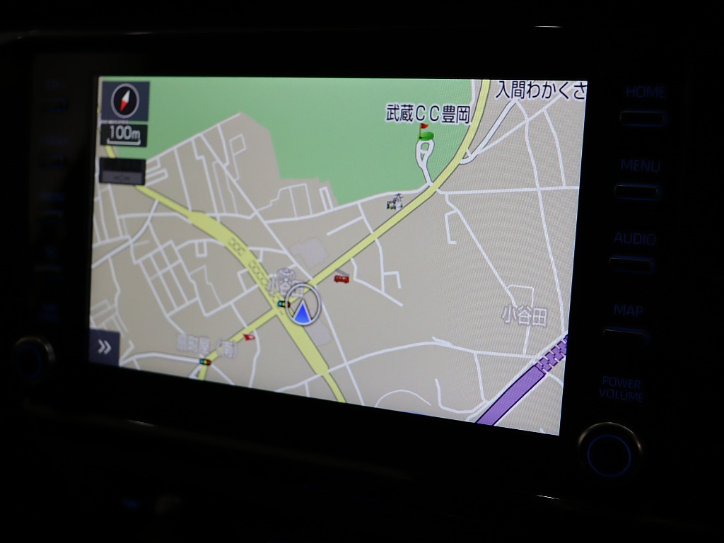 ナビ機能付いてます！