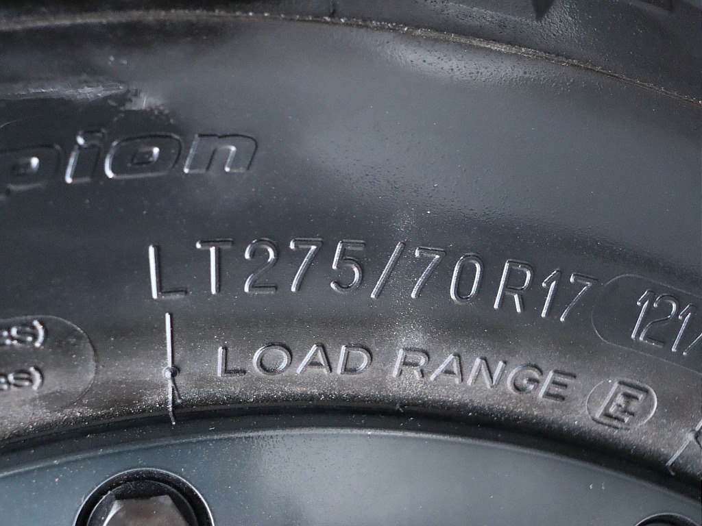 タイヤサイズはこちら！