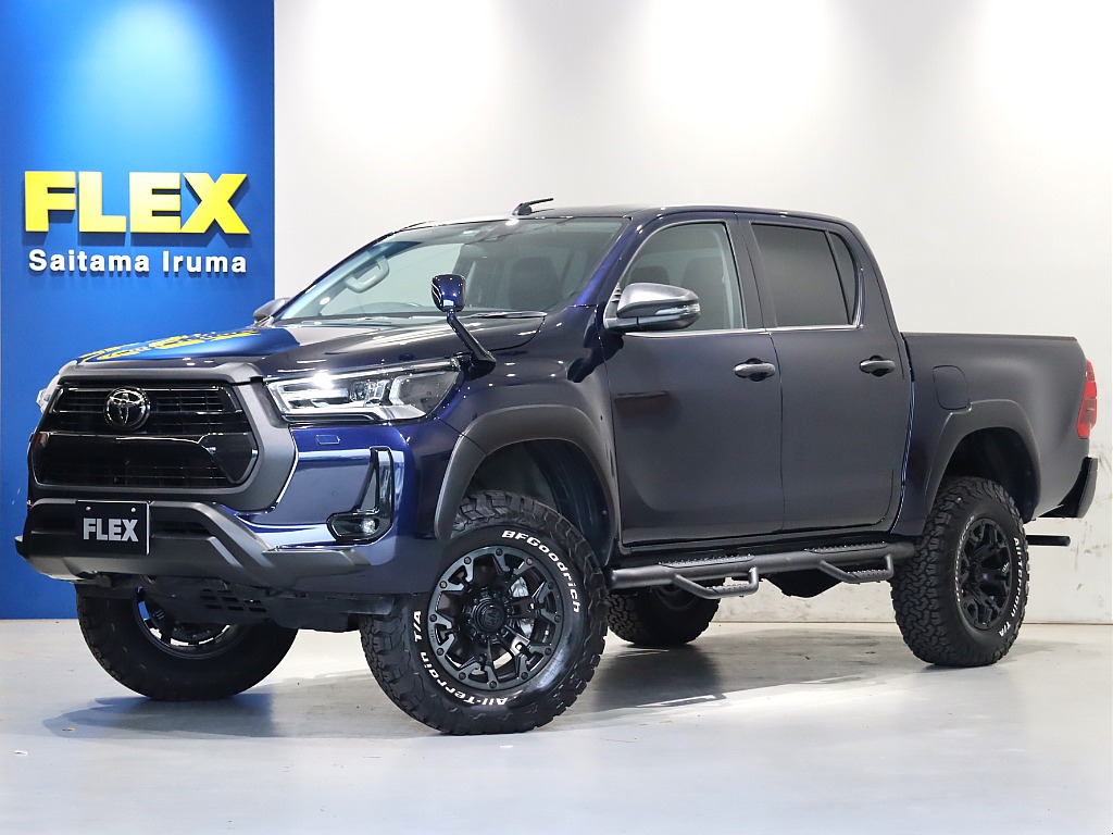 入間店初登場！ダークブルーマイカのハイラックスZがワイルド仕様で新入庫！