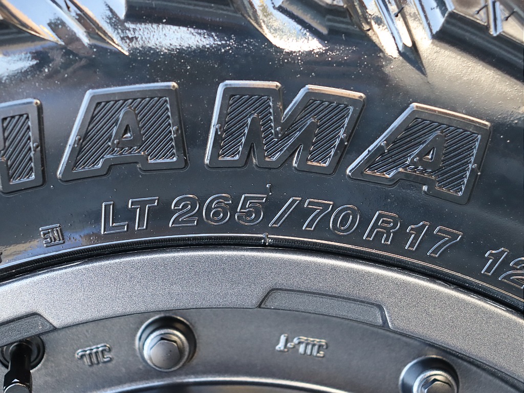265/70/17タイヤサイズ！