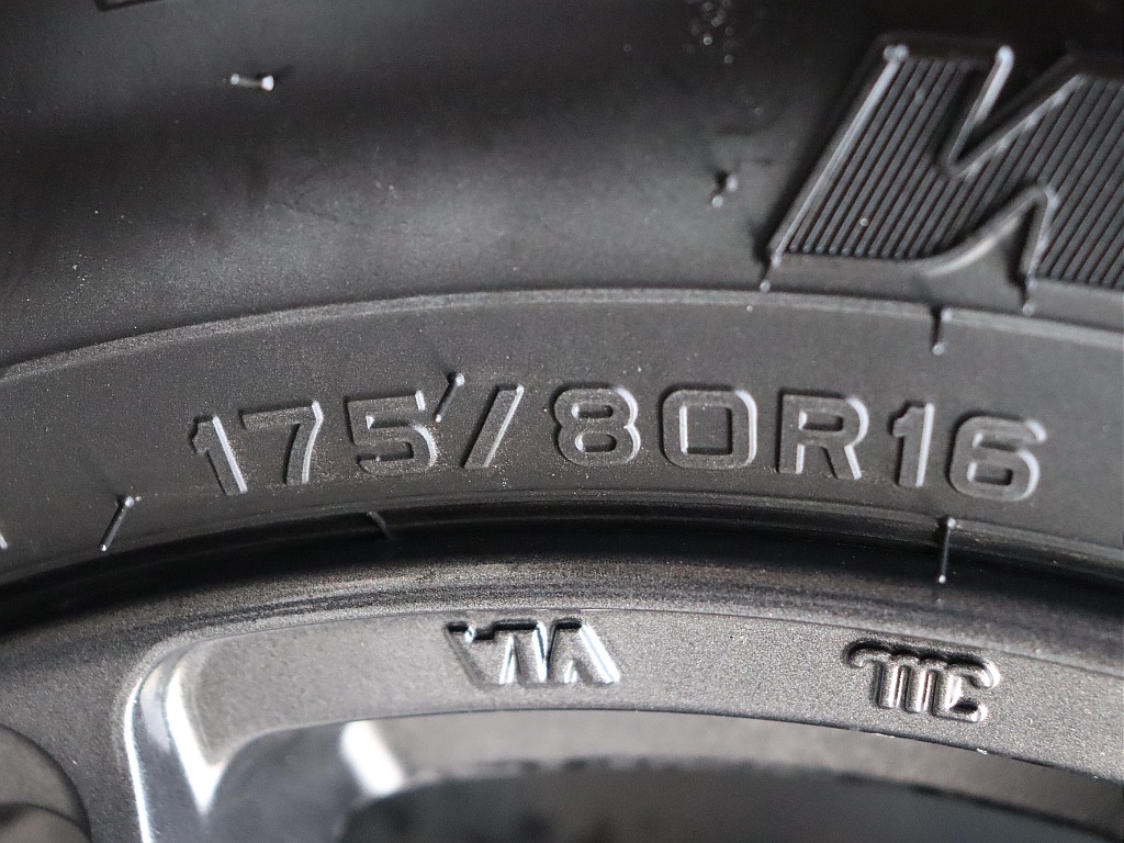 タイヤサイズ！