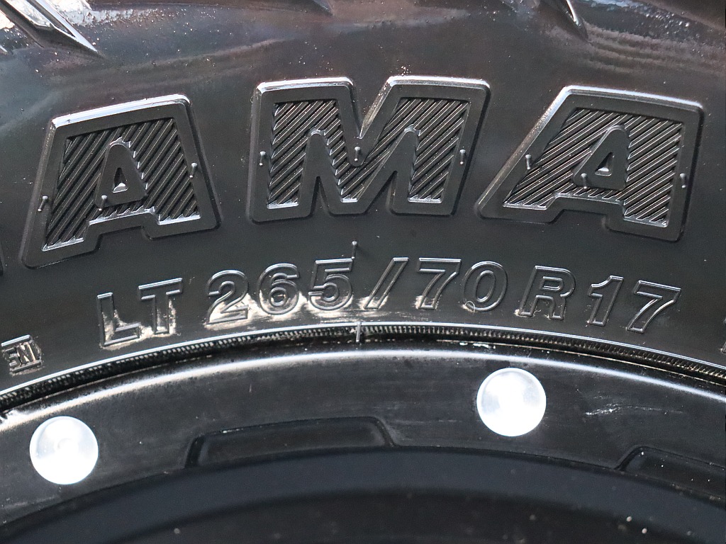 タイヤサイズ！