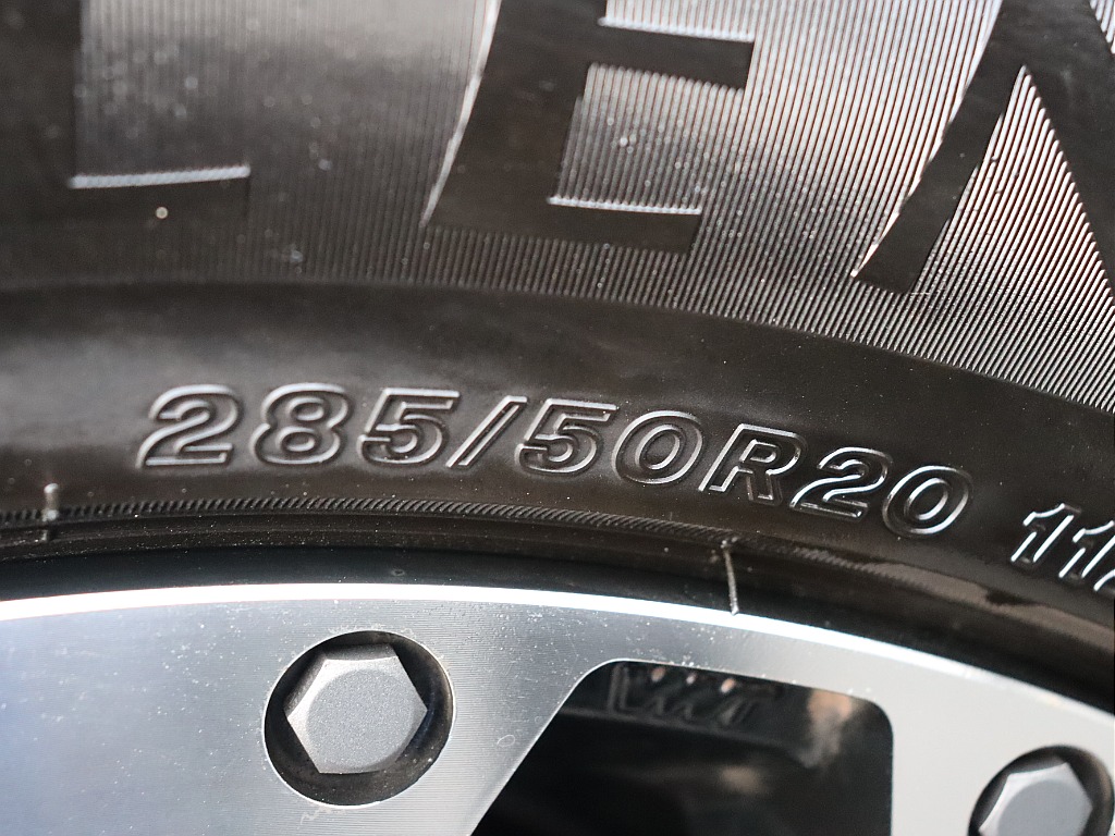 タイヤサイズはこちら！