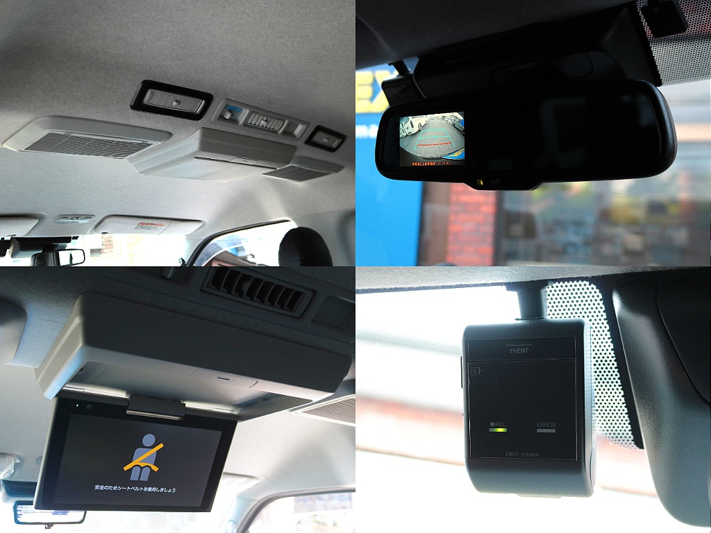 トヨタ純正12インチフリップダウンモニター☆