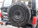 背面タイヤまで揃えています！