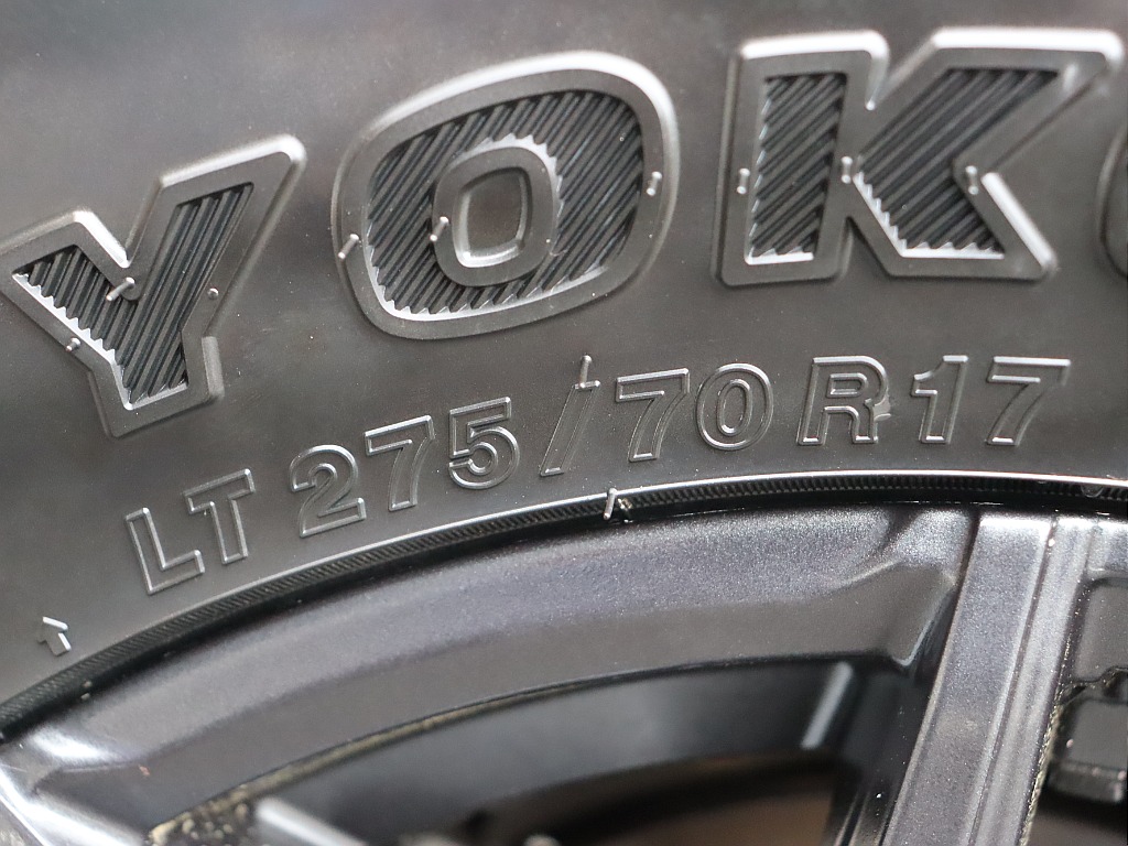 タイヤサイズはこちら！