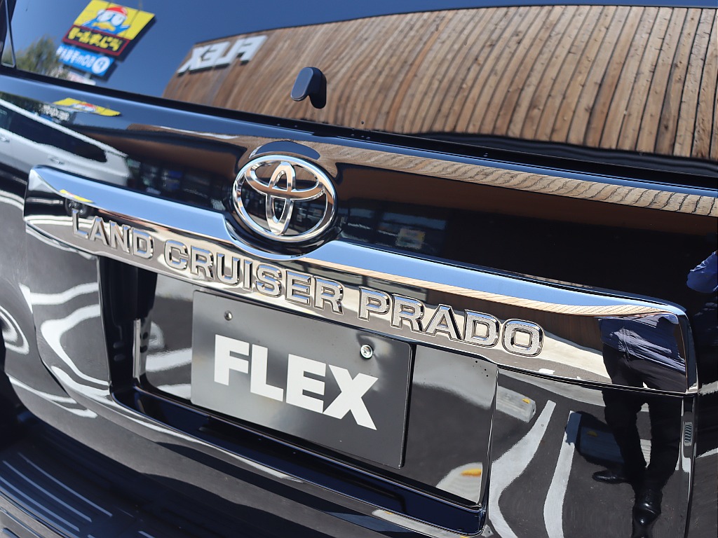 リアガーニッシュは専用ブラックメッキ！