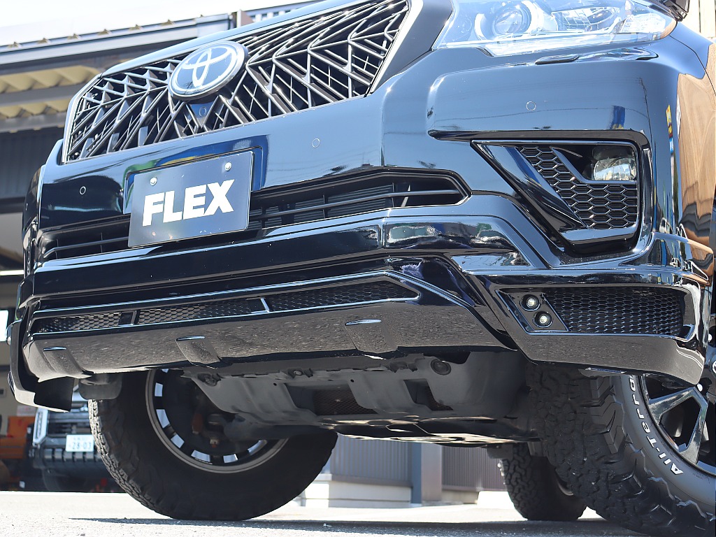 フロントにはM's SPEED製のハーフリップスポイラー装着！