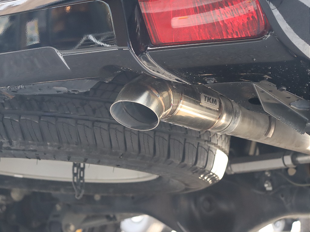 珍しいTKMダウンテールマフラー装備！