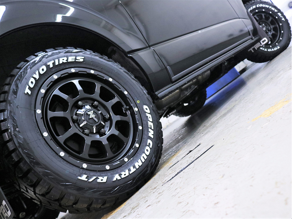 16inch M10パーシングアルミホイール×16inch TOYOオープンカントリータイヤ！