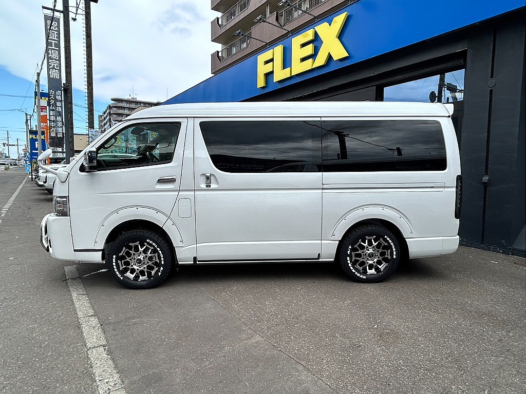 トヨタ ハイエースバン 5D2.7スーパーGL DプライムⅡワイドL 4WD 【FLEX COSTOM】【Type2Bed】 北海道の詳細画像 その7