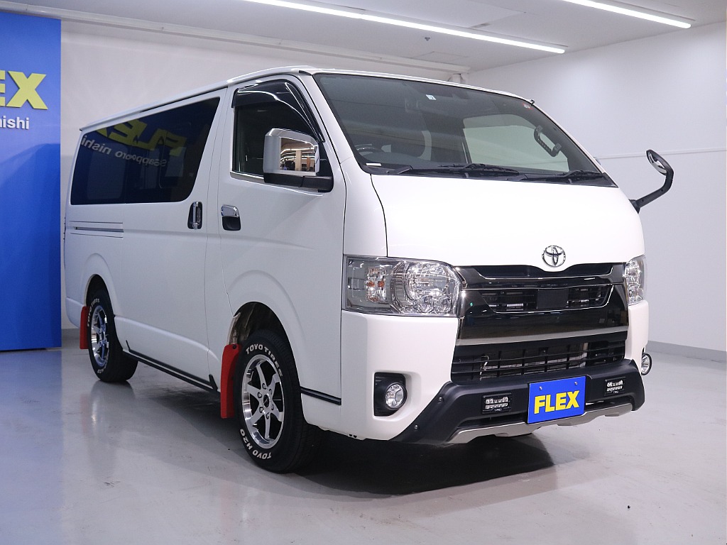 トヨタ ハイエースバン 5D2.8DTスーパーGLダークプライムⅡL 4WD 【厳選中古車】【TRDcostom】 北海道の詳細画像 その7