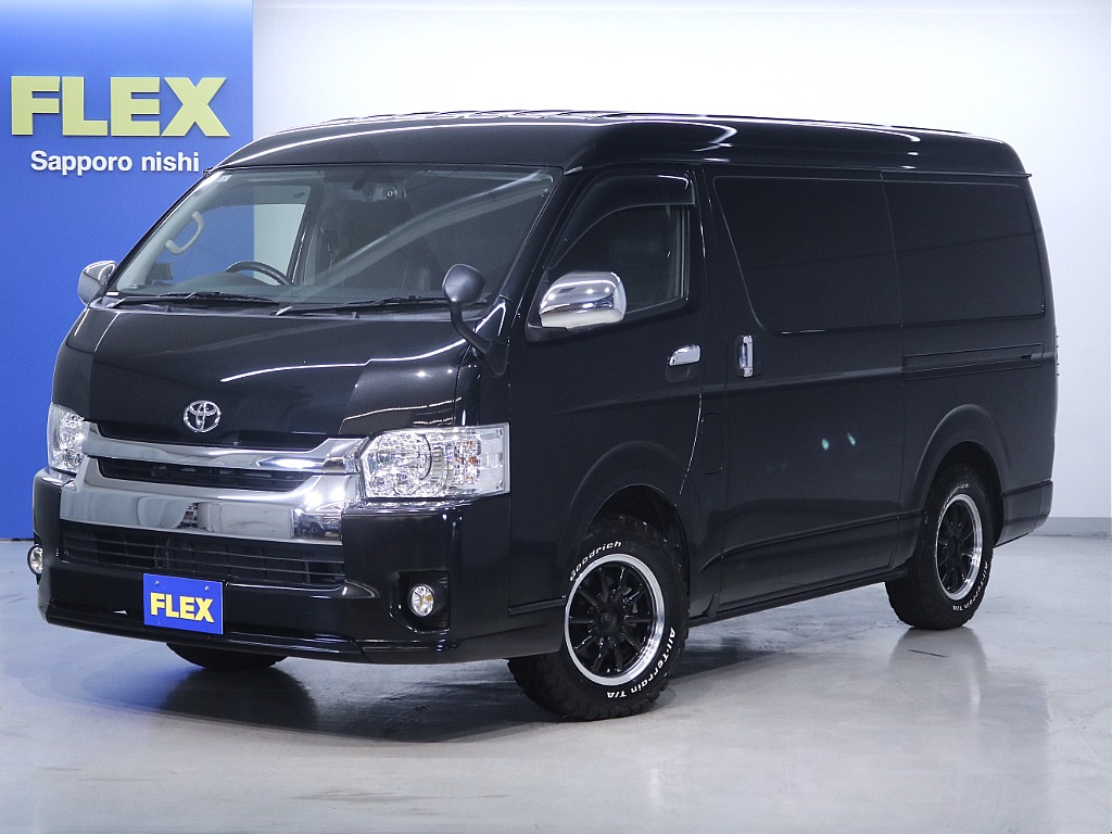 トヨタ ハイエース ワゴン2.7GLロング ミドルルーフ 4WD 【厳選中古車】【Ver1内装架装】 北海道