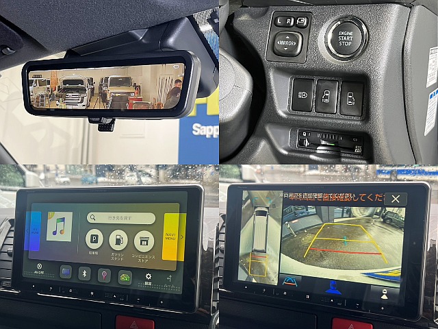 デジタルインナーミラー！プッシュスタート！カロッツエリア9inナビ！パノラミックビューで駐車も安心♪両側パワースライドドア♪ETCつき♪