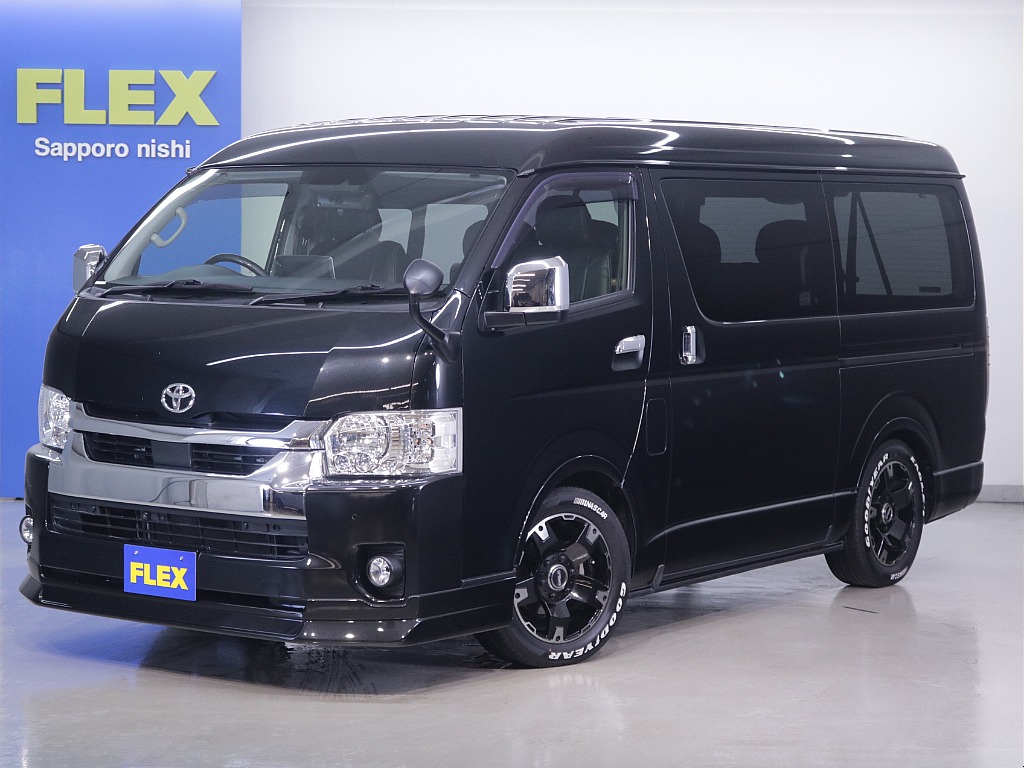 トヨタ ハイエース ワゴン2.7GLロング ミドルルーフ 4WD 【厳選中古車】【FLEX ORIGINAL Ver5】 北海道