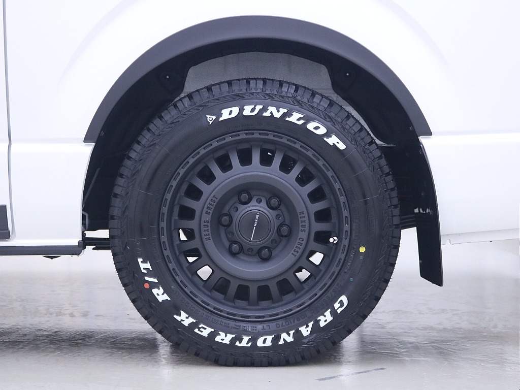 ダンロップ　グラントレック　×　FLEX　ネクサスクレストアルミ　16in　×　FLEX　オーバーフェンダー