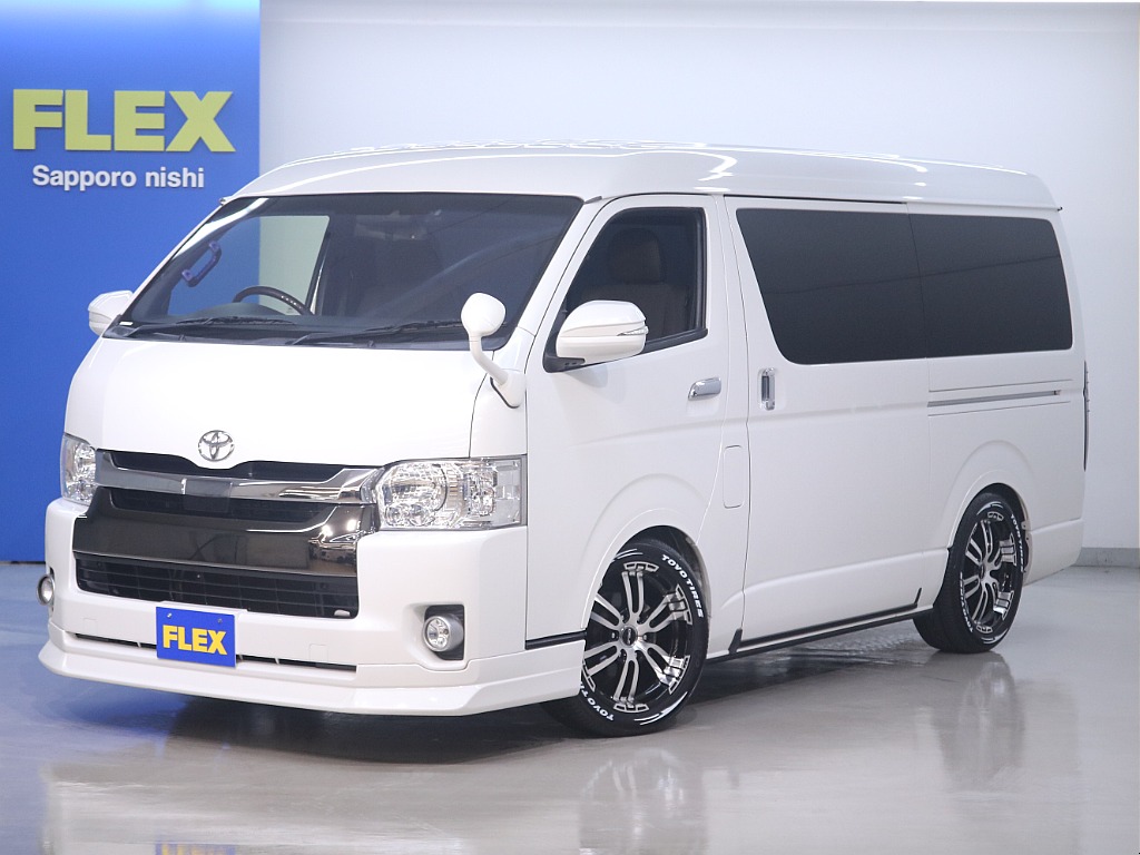 ハイエースワイドバン2.7ガソリン4WD ローダウンカスタムパッケージ♪