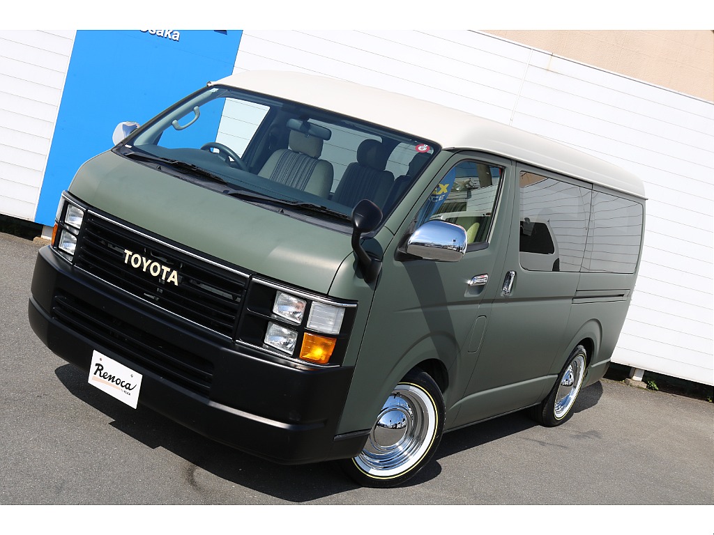 トヨタ ハイエース ワゴン2.7GLロング ミドルルーフ RENOCA オールペイント 大阪府の詳細画像 その5