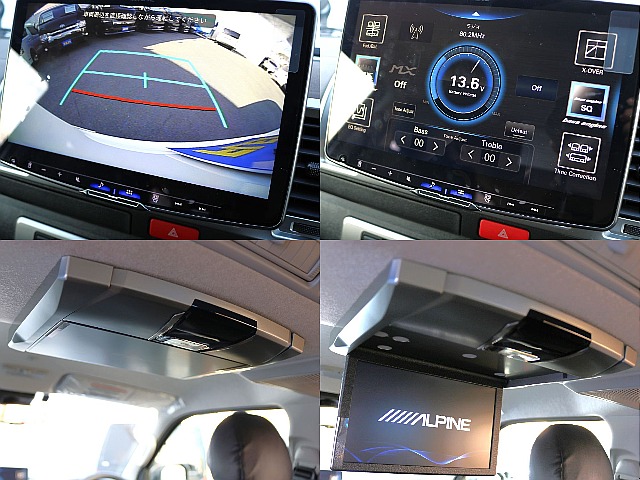 アルパイン製11インチディスプレイオーディオ/アルパイン製10インチフリップダウンモニター