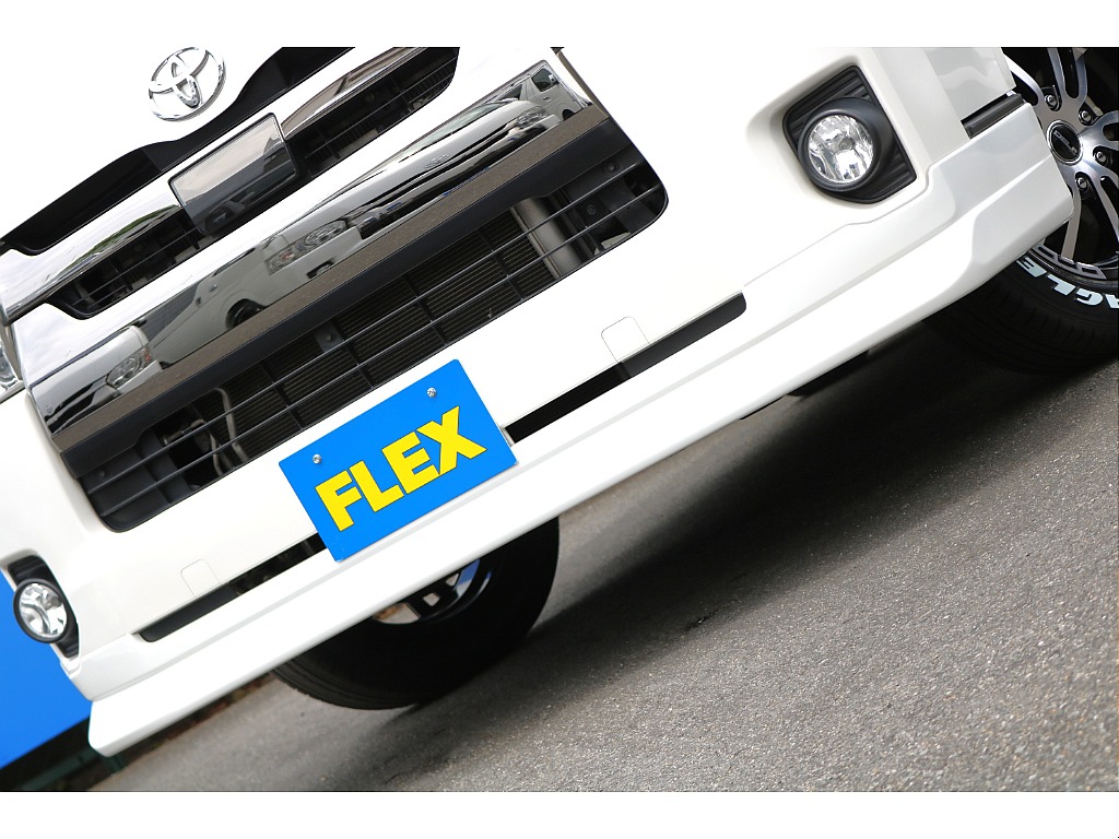 FLEXオリジナルフロントスポイラー装着済み♪