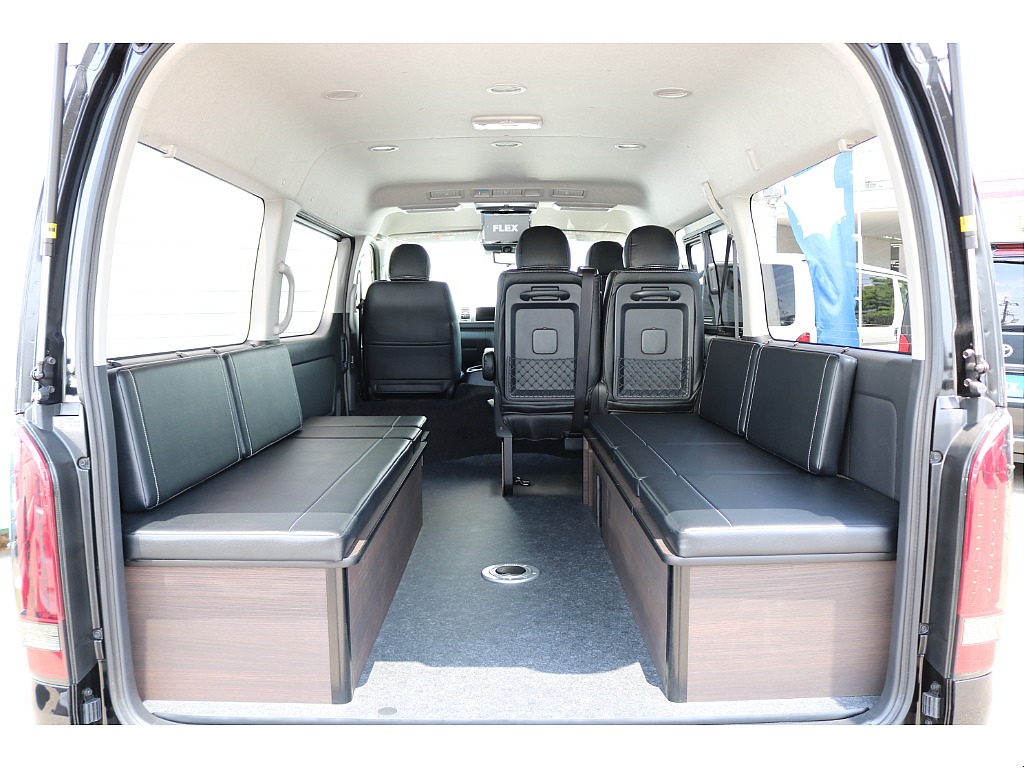 【various内装】新車ワゴンＧＬ4ＷＤ！８ナンバー！キャンピング登録！ベット内装！ナビ＆フリップダウンモニター！